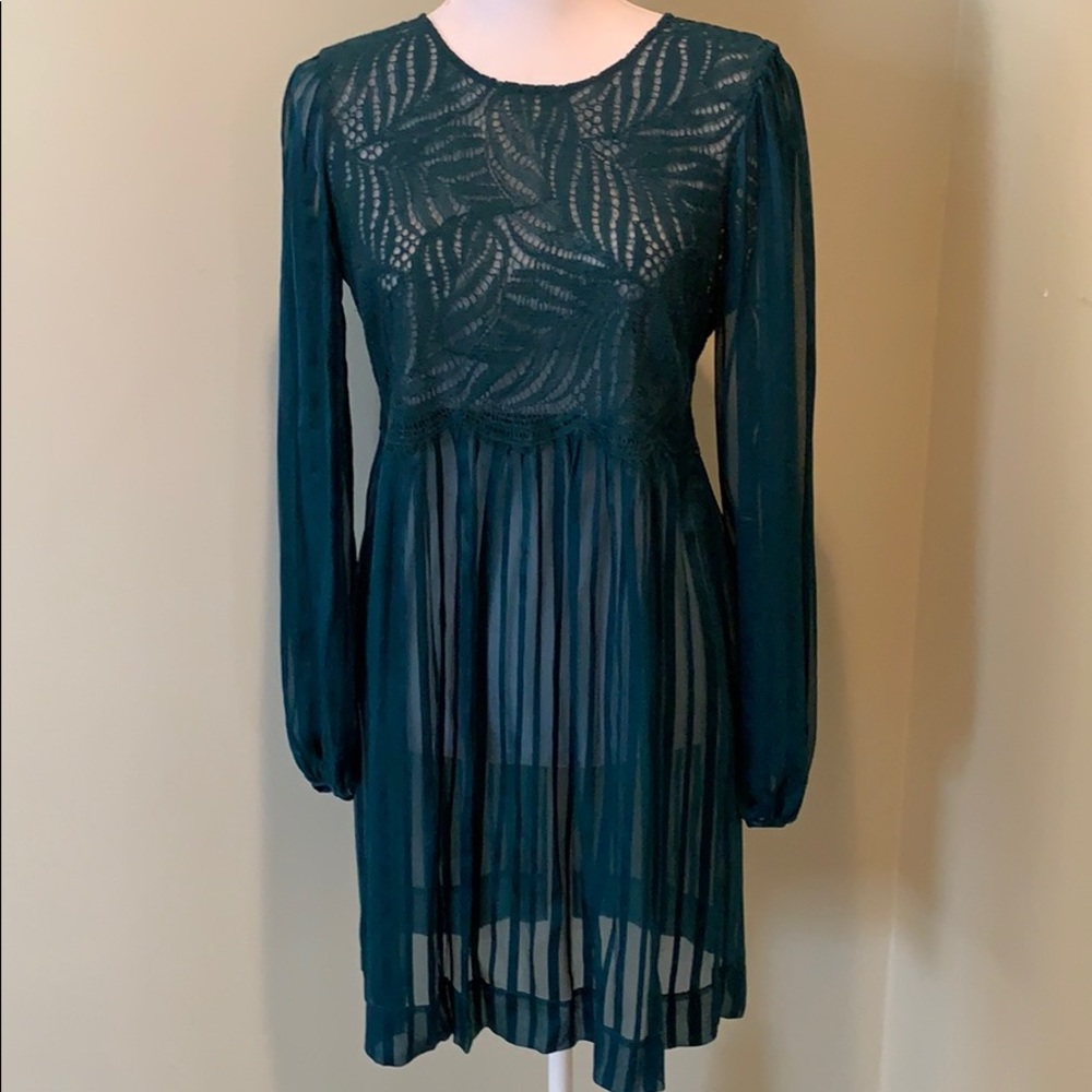 BCBG Astrid Dress Dark Teal